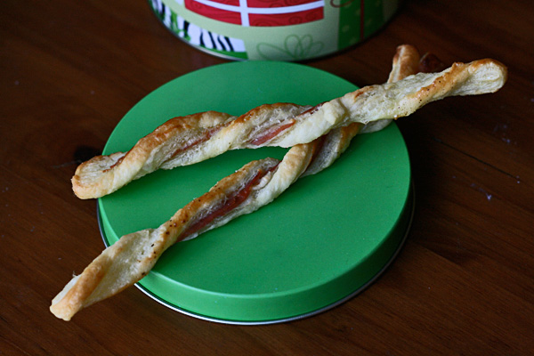 Prosciutto, Fig, and Cheese Twists
