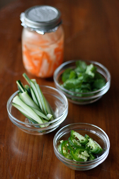 Banh Mi - Pickled vegetables