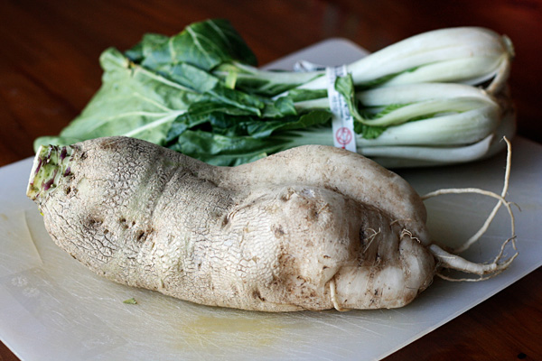 Eggrolls - Daikon and bok choy