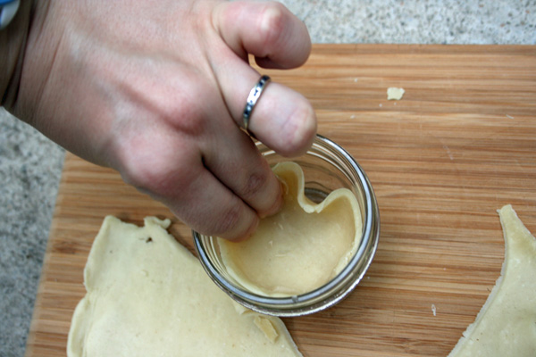 Jar Pies - Pinching Crust