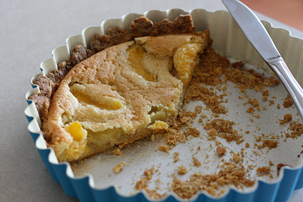 Almond Tart - Citrus and nuts contrast nicely in an almond tart from Dorie Greenspan's Around My French Table.