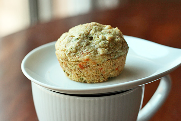 Savory Muffins - These savory muffins are great with eggs at breakfast, a salad at lunch, and a meaty bowl of chili at dinner.