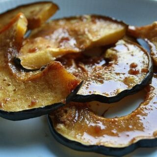 Acorn squash with POM glaze