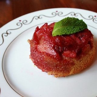 Strawberry Upside-Down Cakes