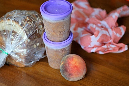 Easiest Peach Pie Freezer Jam