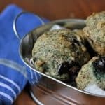 Soy-free Vegan Blueberry Muffins on Stetted