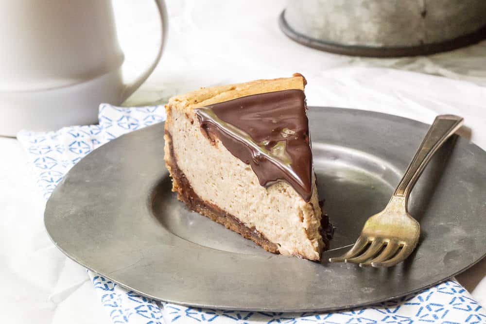 Chai Cheesecake - Chocolate chai cheesecake is a creamy, dreamy dessert reminiscent of the spicy coffeehouse favorite.