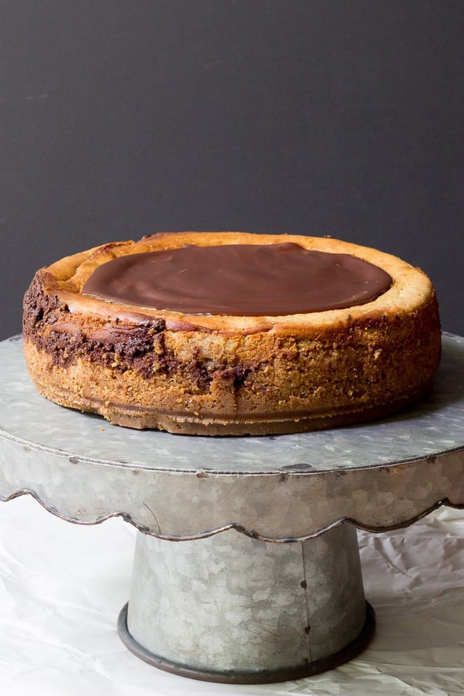 Chai Cheesecake - Chocolate Chai Cheesecake is reminiscent of fall.