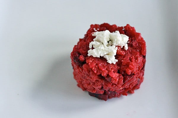 Beet and Goat Cheese Risotto