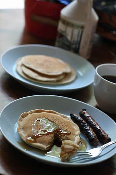 Beer Pancakes - A simple recipe for beer pancakes using alcohol instead of milk.