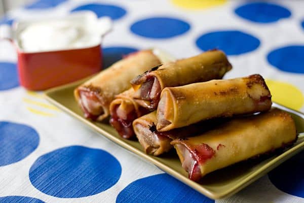 Fruit Eggrolls are kid-friendly and a lot of fun.