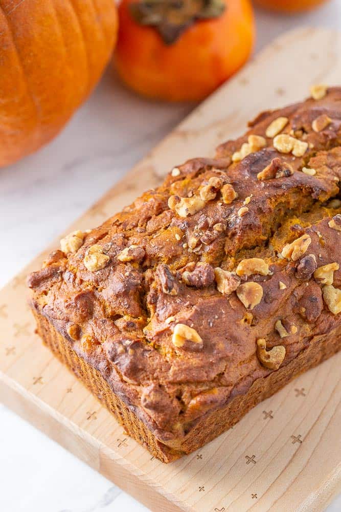 Pumpkin persimmon bread