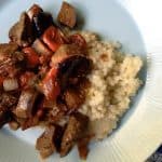 Lamb, Eggplant, and Fig Skillet Meal