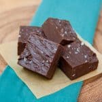 Dark Chocolate Fudge with Sea Salt