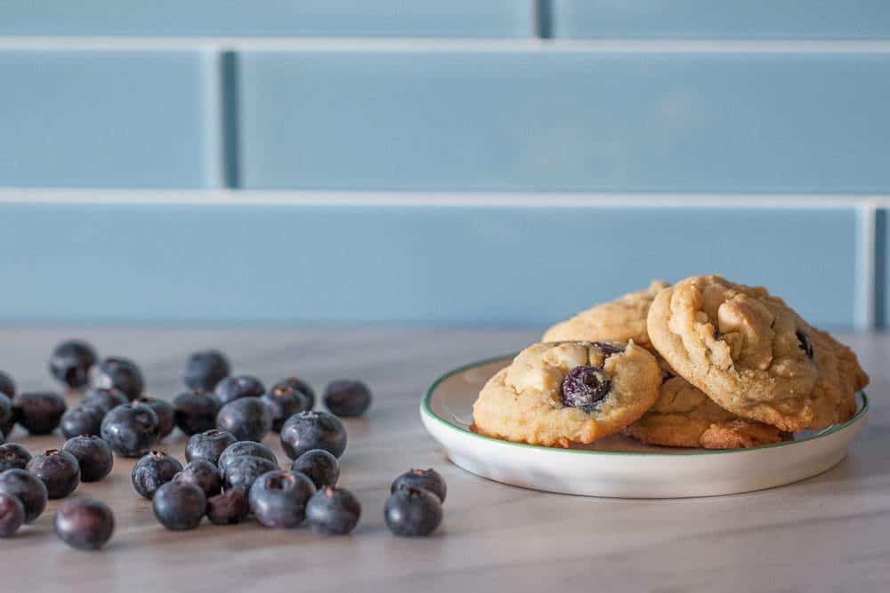 Mix up your cookie routine with these blueberry white chocolate cookies.