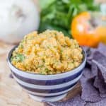 Persimmon salsa is a simple autumn salsa for all your snacking needs. If you like fruit salsa, you definitely need to try it!