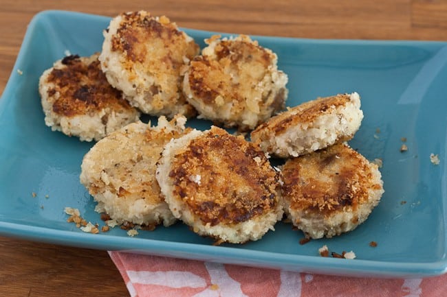 Eggplant Goat Cheese Croquettes make for an unexpected side dish or appetizer.