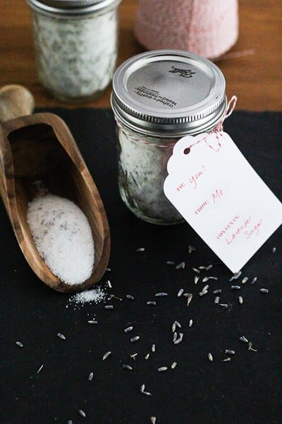 Lavender Sugar - Lavender sugar is easy to make at home and makes a lovely gift for the holidays.