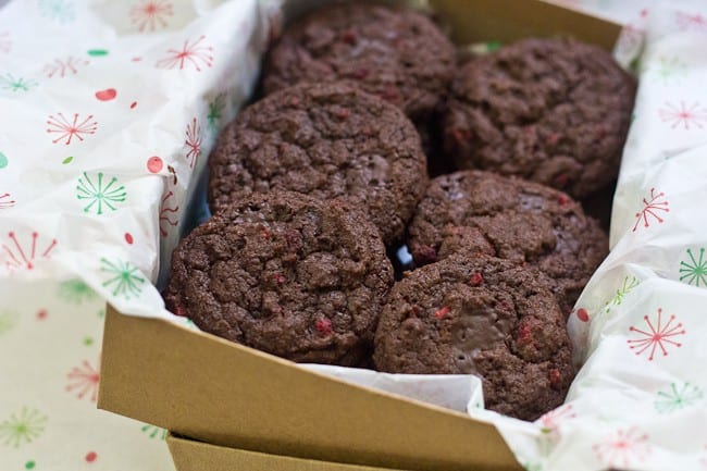 Chocolate Raspberry Cookies - My recipe for the Great Food Blogger Cookie Swap is filled with chocolate and, of course, raspberries.