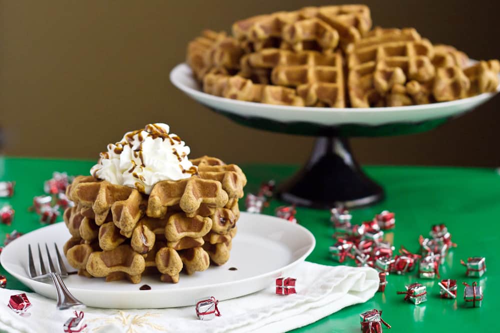 Gingerbread waffles