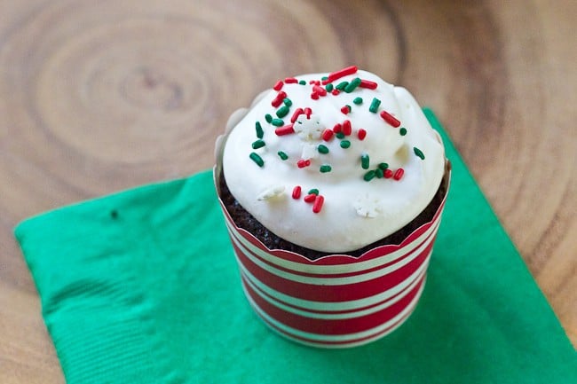 Peppermint Mocha Cupcakes