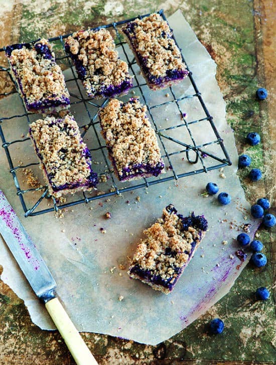 WGMN Blueberry Breakfast Bars image p 96