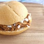 Barbecue chicken sandwich