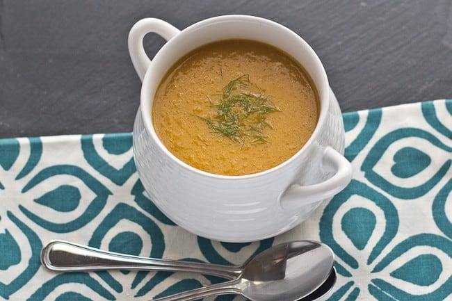 Roasted Carrot and Fennel Soup