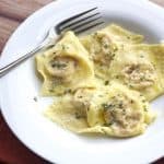 Sundried Tomato and Chicken Ravioli