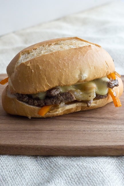 Steak & Cheese Sandwiches - Easy Steak & Cheese Sandwiches are weeknight dinner gold.