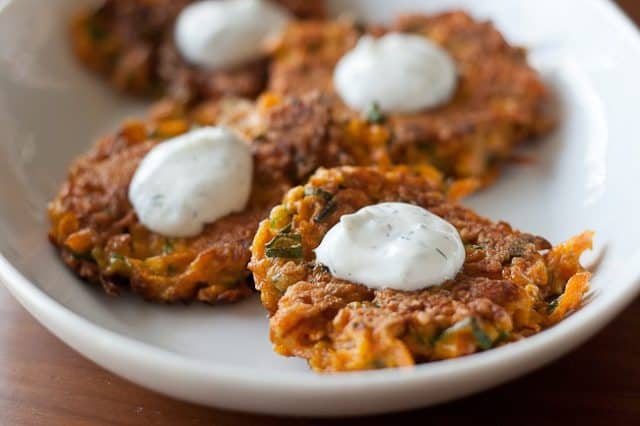 Carrot Fritters - stetted