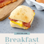 Starbucks-inspired breakfast sandwich recipe.