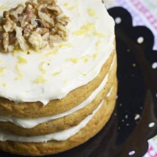 Carrot Cake with Lemon Frosting