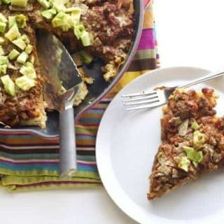 chili beef pie