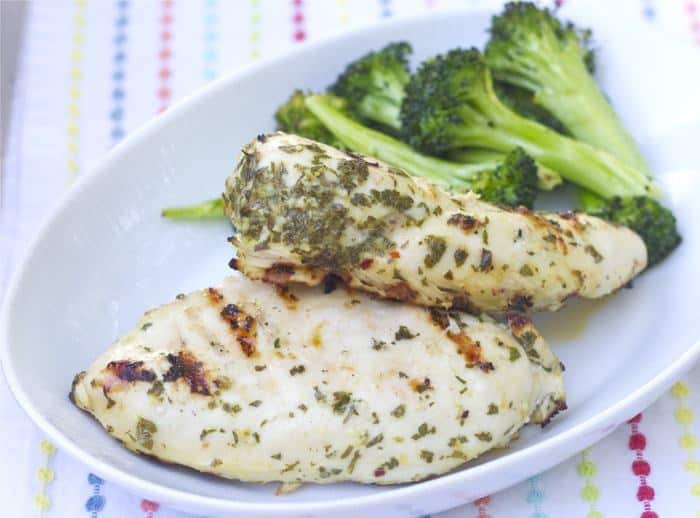 Chimichurri Chicken - Zest up dinner with this grilled chimichurri chicken recipe.