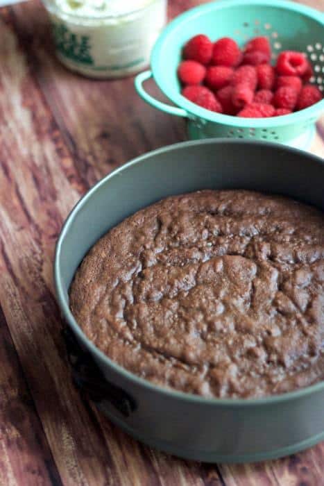 Kladdkaka - Swedish Chocolate Cake in Progress