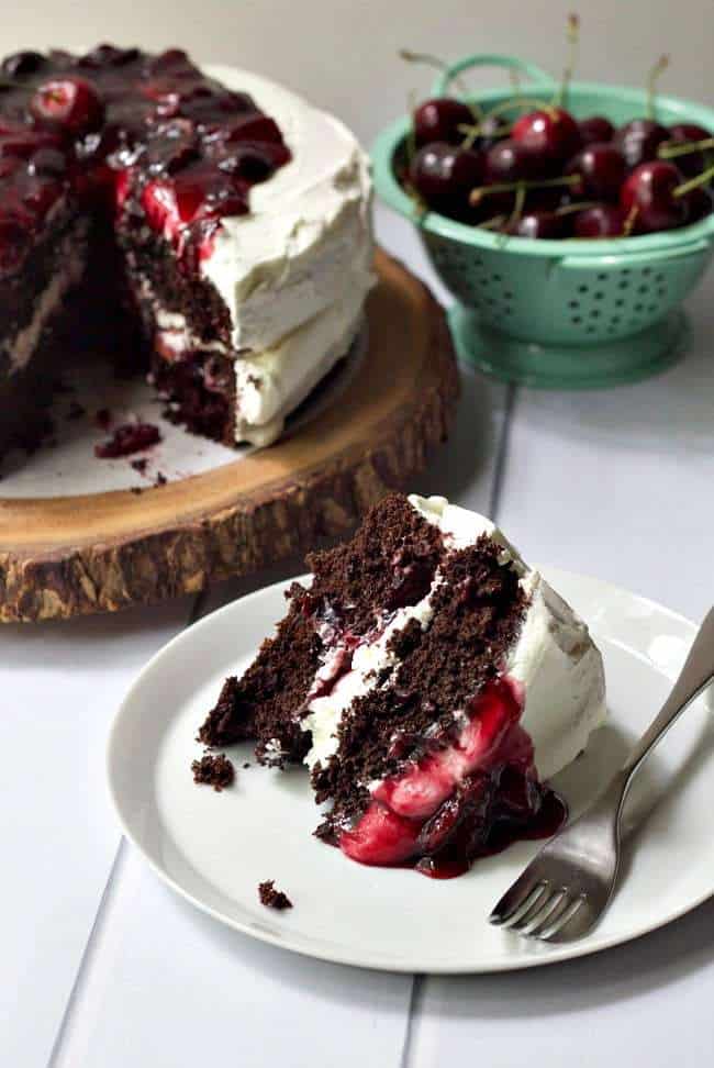 Black Forest Cake - Making black forest cake in the face of anxiety.