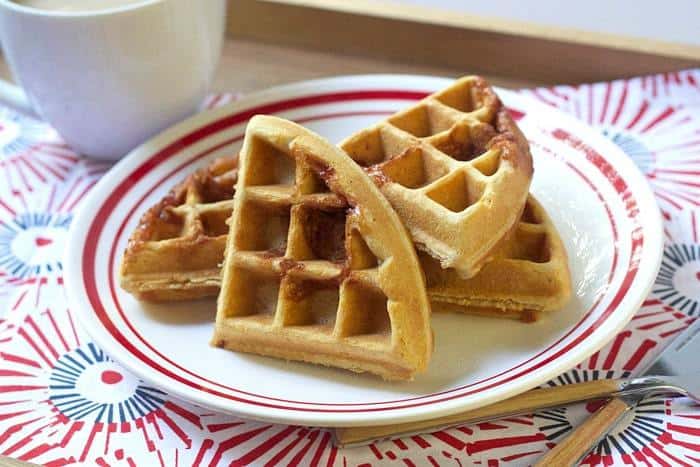 Peanut Butter and Jelly Waffles help you start your day with a smile.