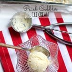 Peach Cobbler Ice Cream photo on Stetted