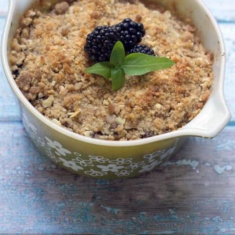 Blackberry Basil Crumble photo on Stetted