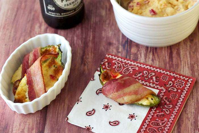 Pimiento cheese jalapeño popper are charming in their simplicity.