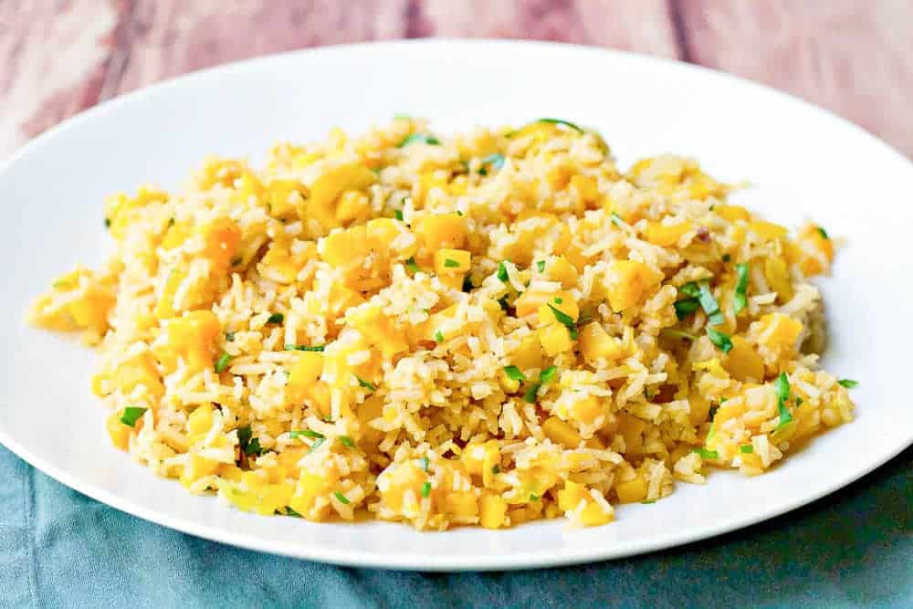 butternut squash pilaf