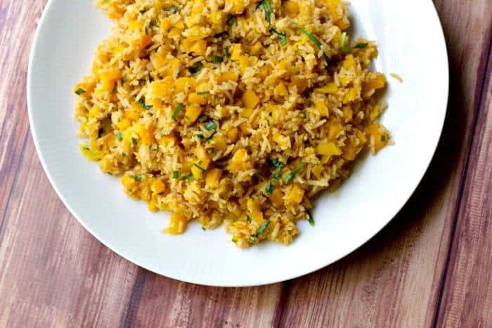 Butternut Squash Pilaf