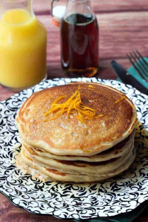 Mascarpone Pancakes - The addition of creamy, fresh mascarpone cheese makes these Mascarpone Pancakes the best pancakes ever.