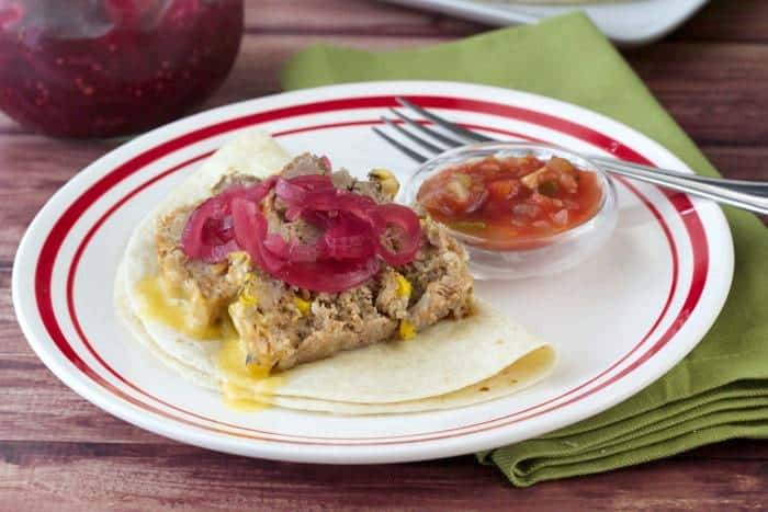 Taco Meatloaf - Meatloaf in a slow cooker is totally possible - mix it up even more by making it full of favorite taco flavors.