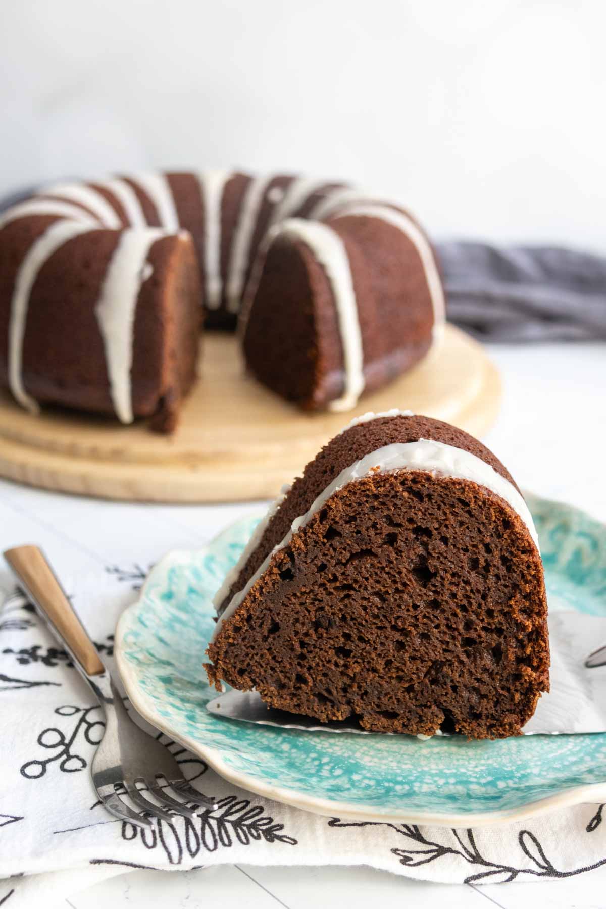 Chocolate Pumpkin Bundt Cake