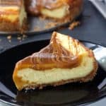 Bourbon Cajeta Apple Butter Goat Cheese Cheesecake