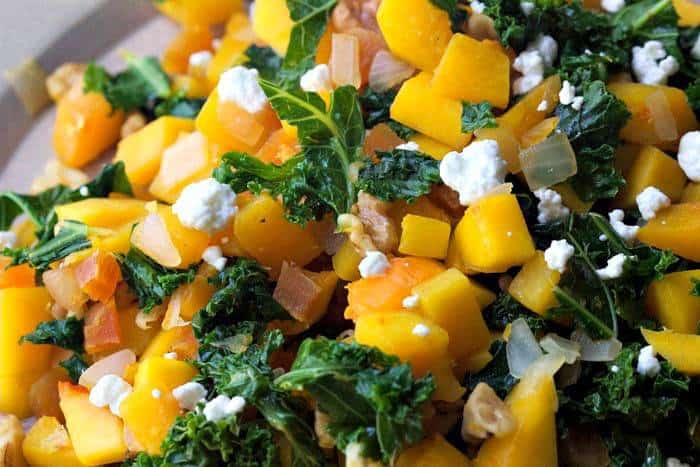 Kale & Butternut Squash Saute is a simple and accessible side dish.