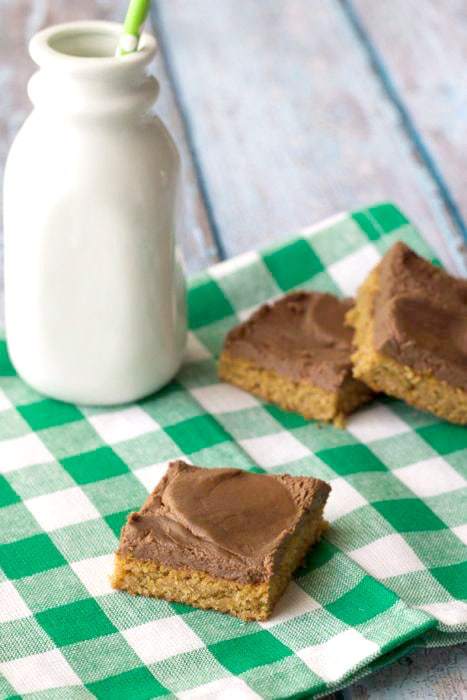 Peanut Butter Chocolate Blondies