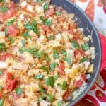 Turkey chilaquiles are a quick and flavorful dinner option using precooked turkey breast.